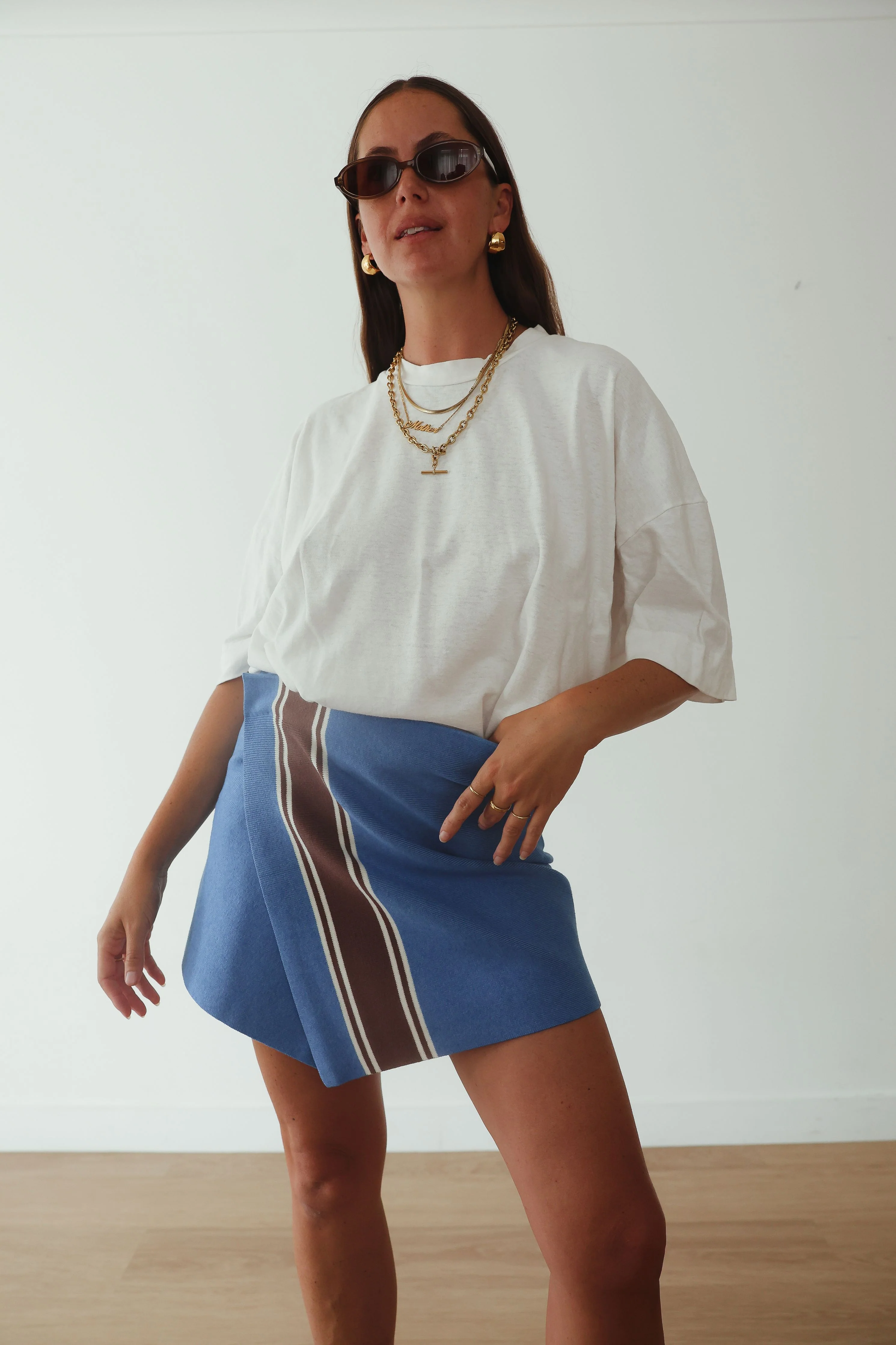 Athletic hemp/cotton tee - white