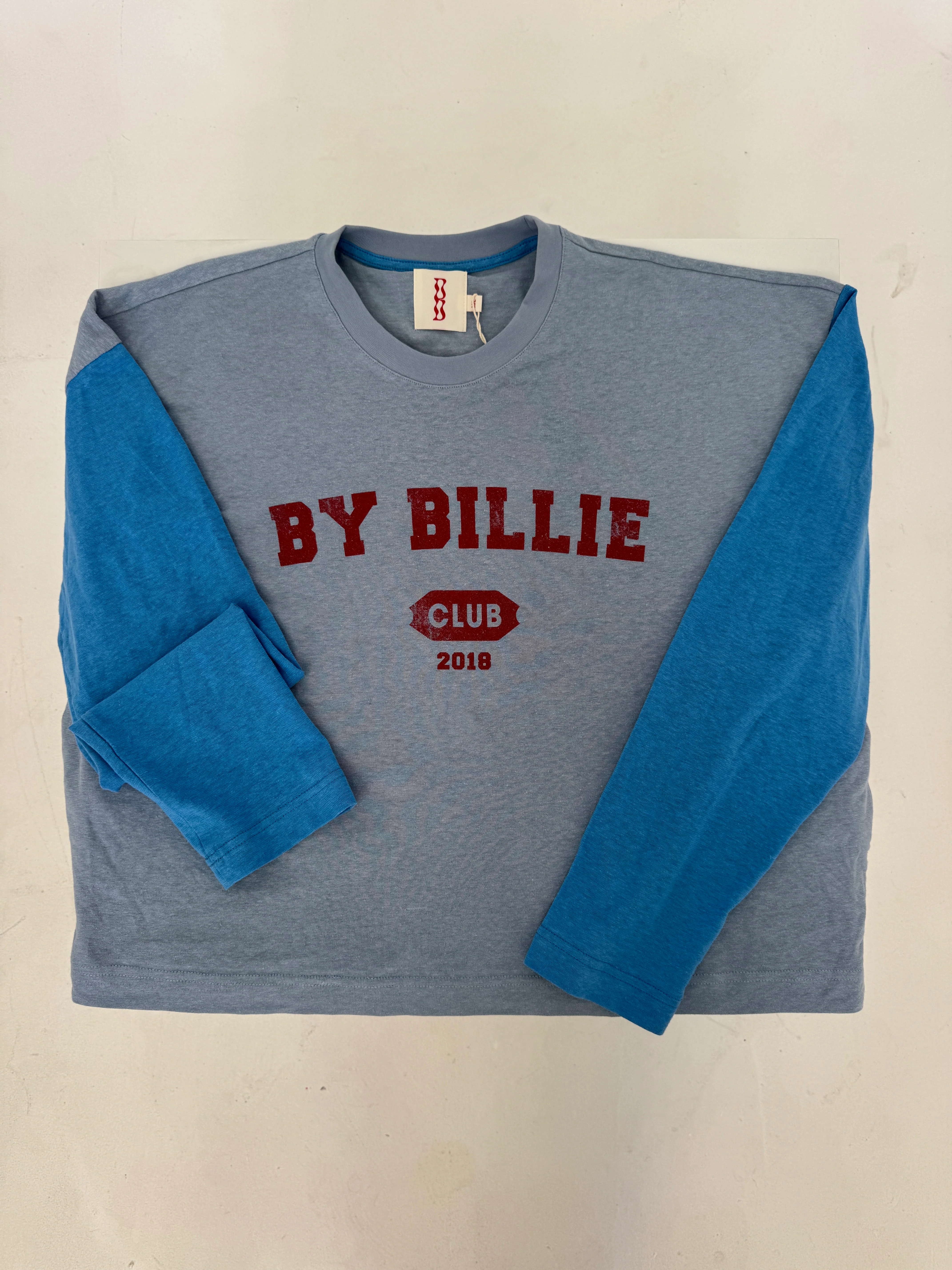 By Billie Club tee - dusty blue - Image 4