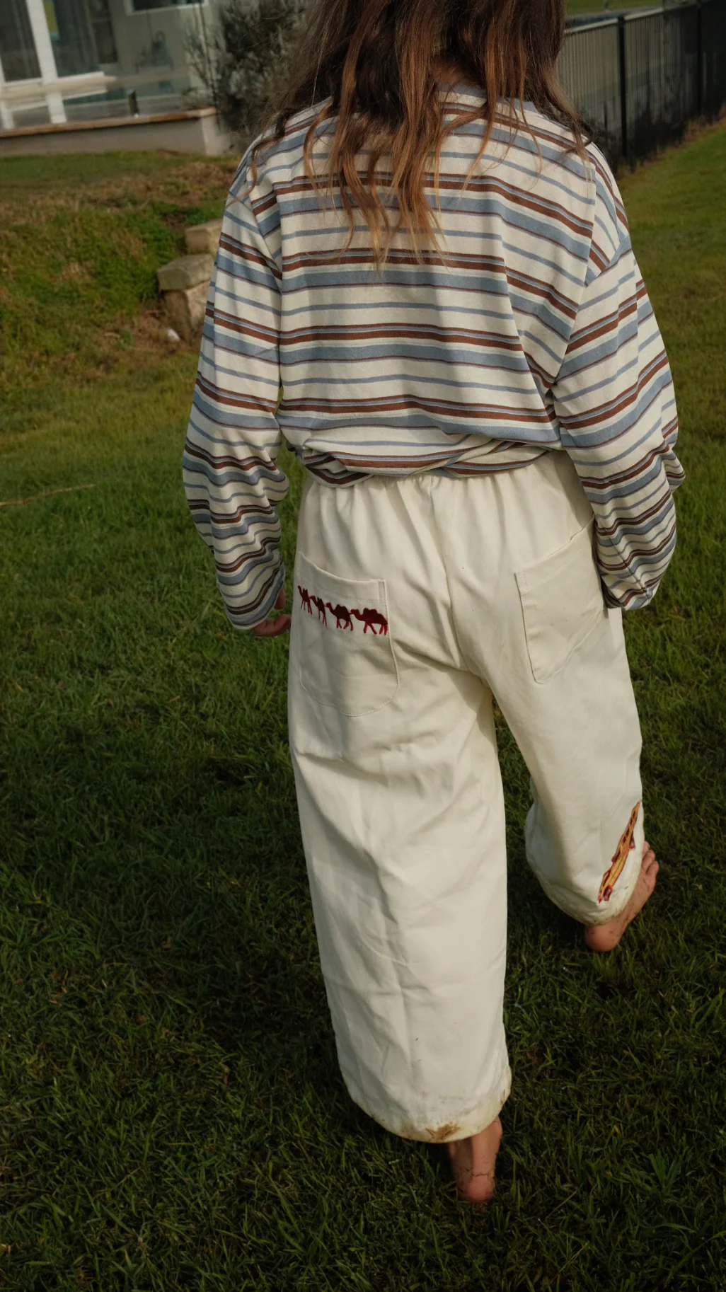 Embroidered canvas pant - cruiser patch - Image 7